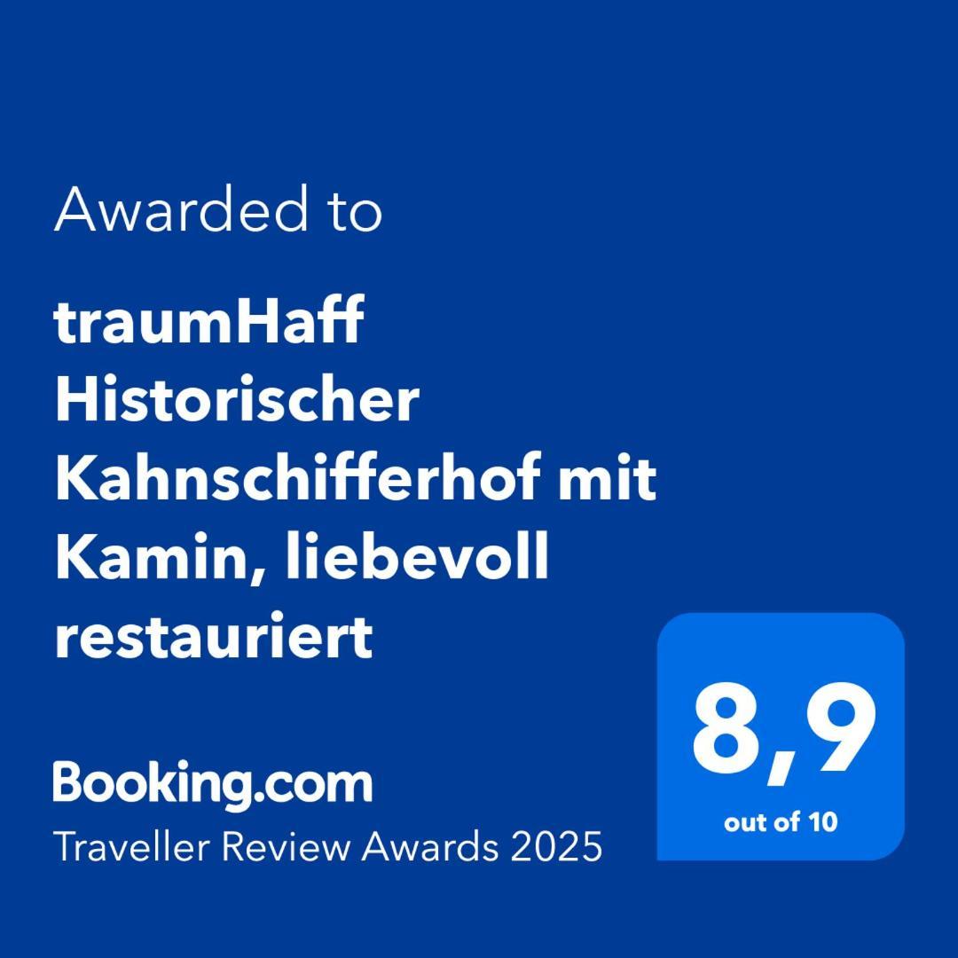 Traumhaff Historischer Kahnschifferhof Mit Kamin, Liebevoll Restauriert Vogelsang-Warsin Exterior photo